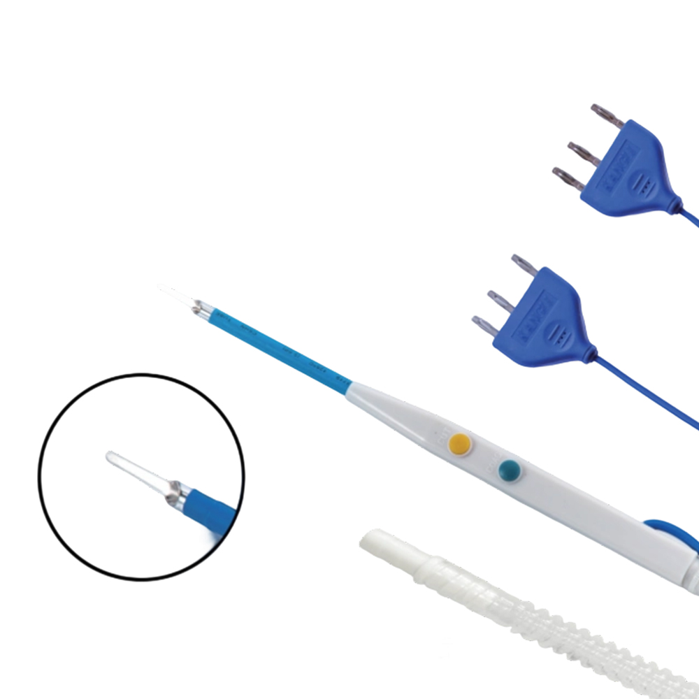 Одноразовый хирургический электрод-карандаш с плоским лезвием из нержавеющей стали 200 мм