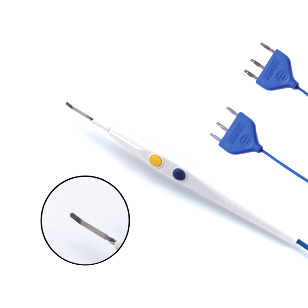 70 мм изогнутое лезвие из нержавеющей стали ручной переключатель одноразовый хирургический электрод-карандаш